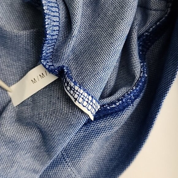 Michael Kors Women's Textured Blue Pullover Hoodie Size Medium - Picture 8 of 11